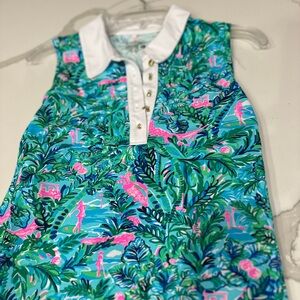 Lilly Pulitzer Luxletic sleeveless polo